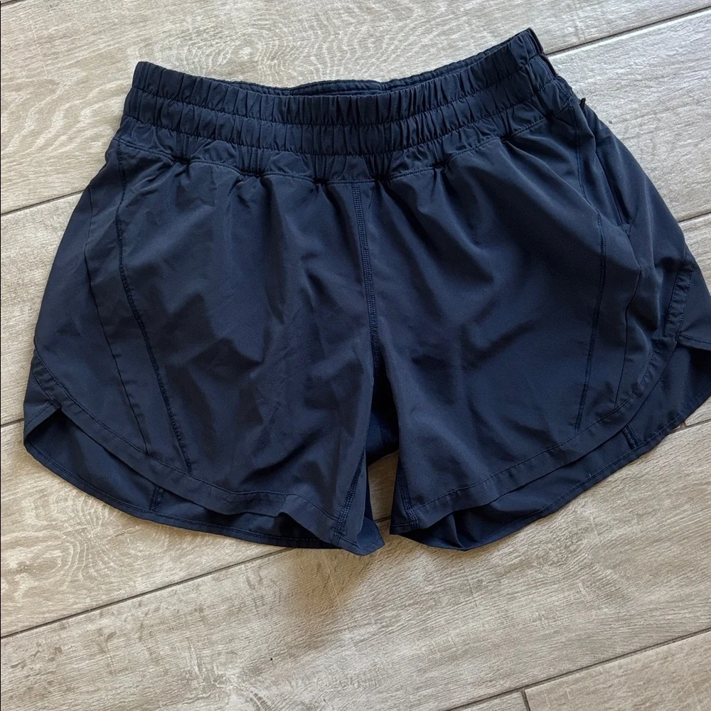 lululemon athletica Dark Blue Athletic Shorts size 6 - Picture 2 of 8